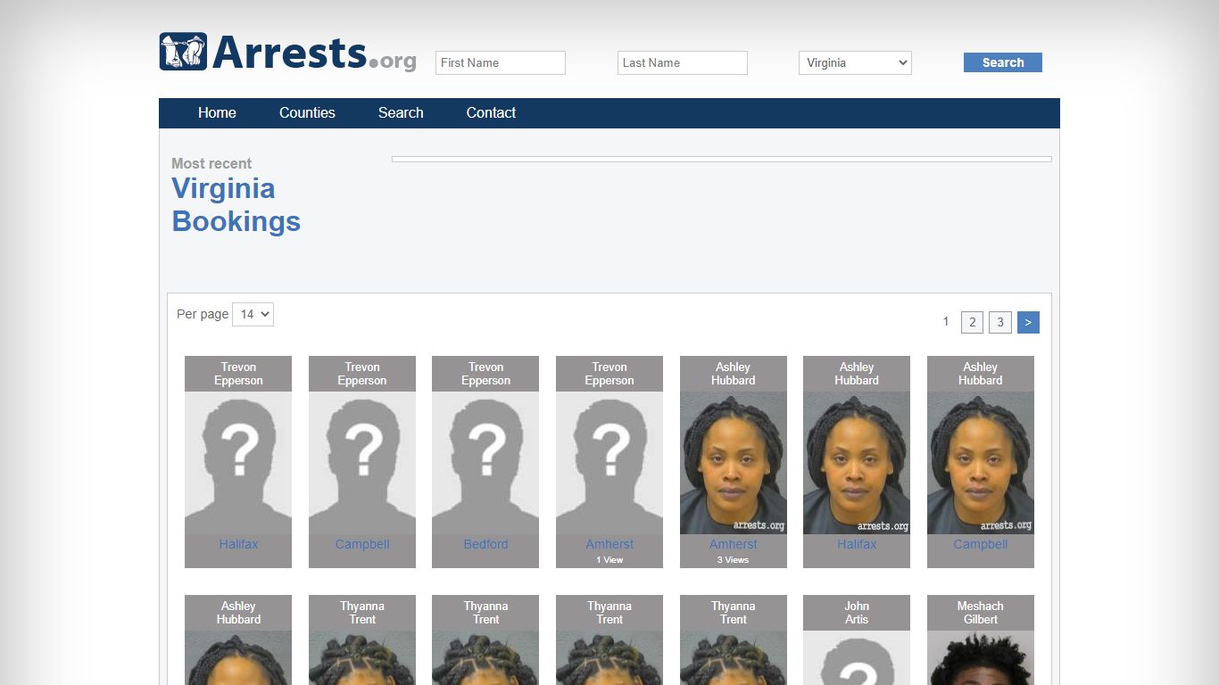 Virginia Arrests and Inmate Search